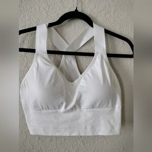Avia Large Women's White Sports Bra